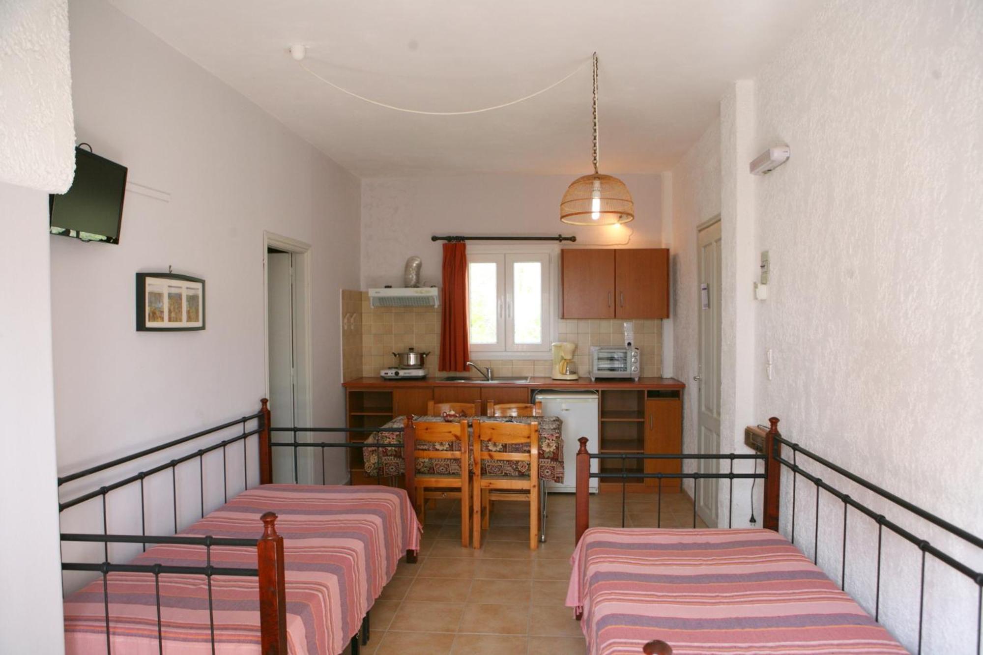 9 Musses Hotel Apartments Skala Mistegnon Room photo